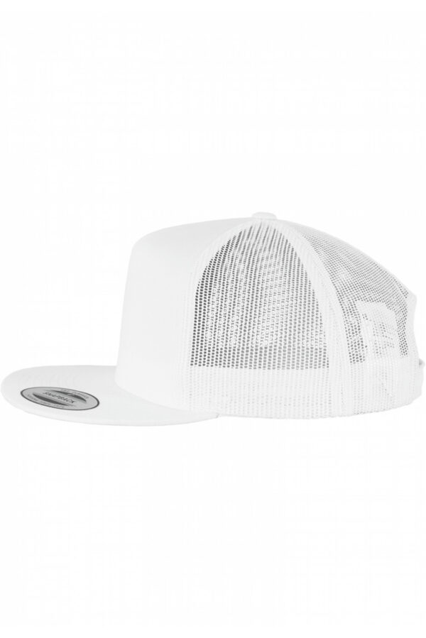 FL6006 - Casquette classic trucker profil blanc